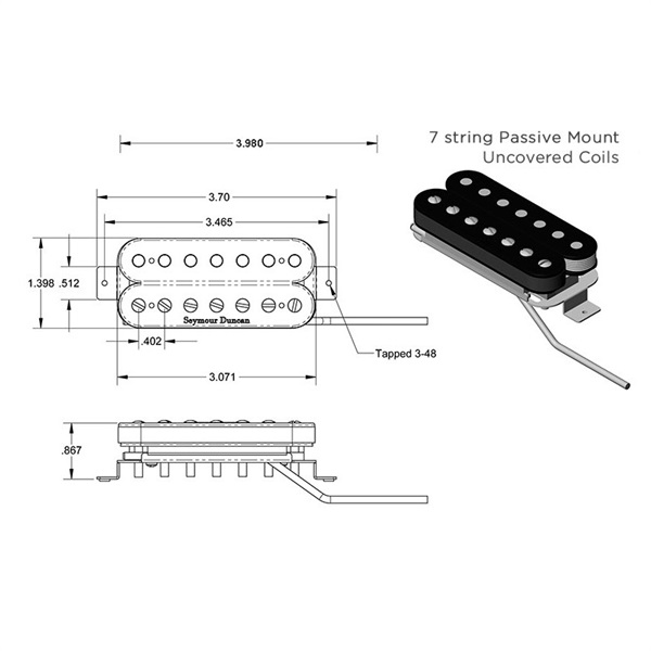 Seymour Duncan Nazgul [7 string Passive Mount] 【安心の正規輸入品】 画像1