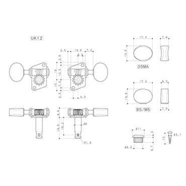 GOTOH UK12-B5-N （L2+R2） 画像1