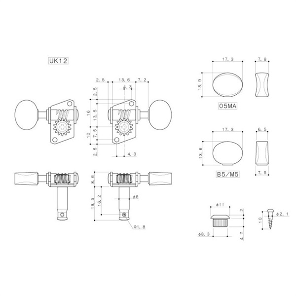 GOTOH UK12-B5-N （L2+R2） 画像1