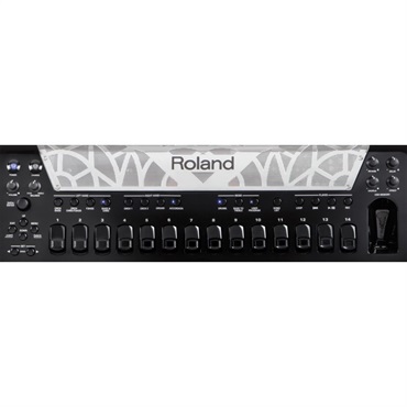 Roland 【数量限定・高品質なイタリア製ショルダーストラッププレゼント！】ローランド ボタン式 Vアコーディオン 電子 クロマチックアコーディオン 大型 FR-8XB BK ブラック 画像6