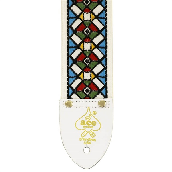 D'andrea 【史上最大決算セール】 Ace Guitar Straps (ACE-3/Stained Glass) 画像2