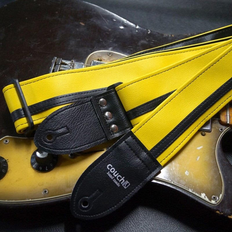 Couch Guitar Strap Racer X Yellow/Black 画像5