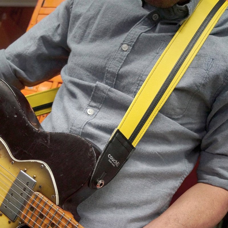 Couch Guitar Strap Racer X Yellow/Black 画像7