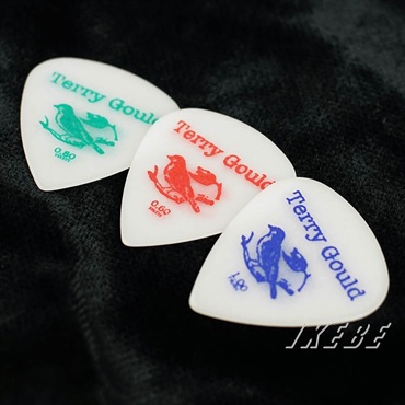 PICK BOY Terry Gould Sand Grip GUITAR PICK (WHITE/ティアドロップ型)  [0.80mm] 画像1
