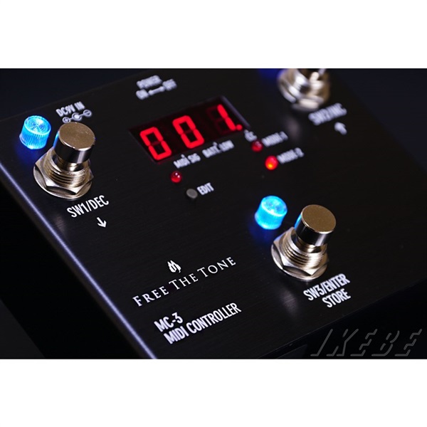 Free The Tone MC-3 [MIDI CONTROLLER] ｜イケベ楽器店