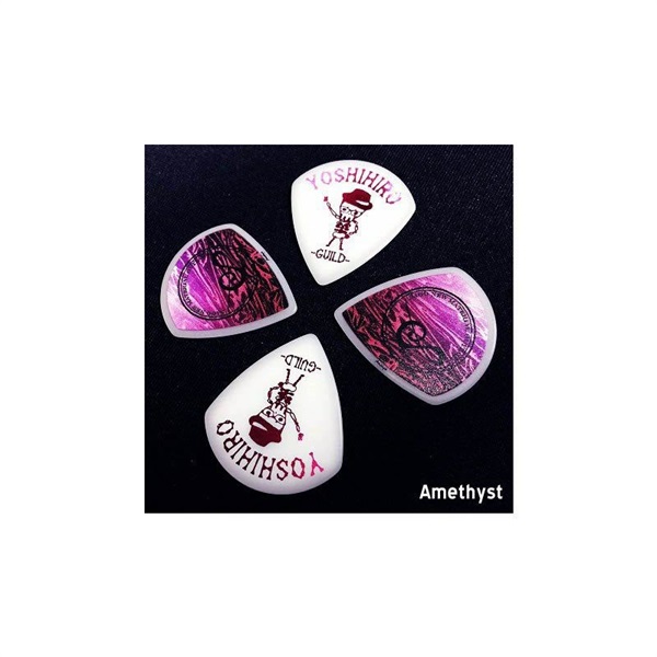 Sago New Material Guitars ギターピック ギルドYOSHIHIRO (Amethyst/1.0mm) 画像1