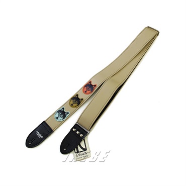 Couch Guitar Strap 狼・狼・狼・マルチ [Wolf Guitar Strap Multi Colored] 画像1