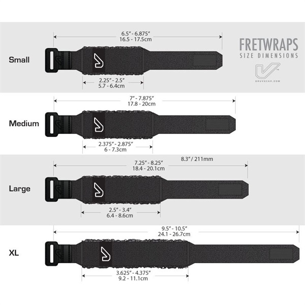 Gruv Gear FretWraps FW-1PK-SM （Black/Small） ｜イケベ楽器店