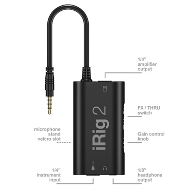 IK Multimedia 【夏の特価プロモ】iRig 2(アイケーマルチメディア)(ギタリスト向けオーディオインターフェイス) 画像3