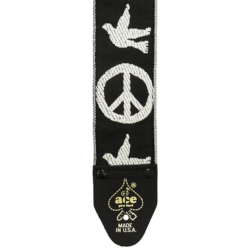 D'andrea Ace Guitar Straps ACE-6 (Peace-Dove) 画像1