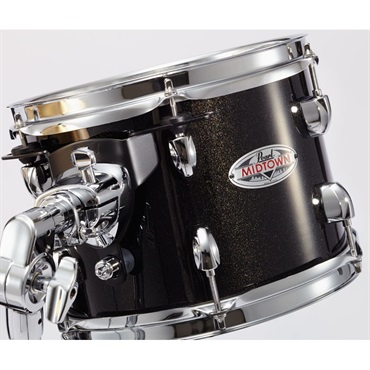 Pearl MDT764P/C #701 [MIDTOWN/ドラムシェルパック：Black Gold Sparkle] 【お取り寄せ品】 画像1