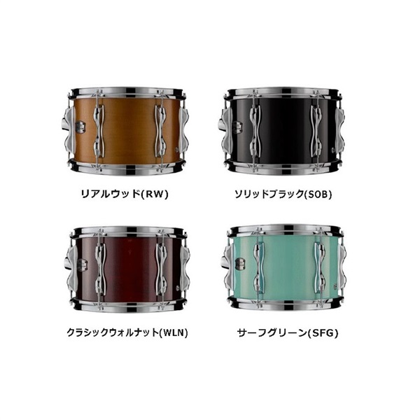 YAMAHA Recording Custom 4pc Drum Set [RBP4F3RW + RBB2016RW] 【BD20、FT14、TT12&10/RW:リアルウッド】 【お取り寄せ品】 画像8