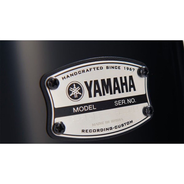 YAMAHA Recording Custom 5pc Drum Steve Gadd Image Set【BD20、FT16&14、TT12&10、ダブルタムホルダー/SOB:ソリッドブラック】 【お取り寄せ品】※受注停止中 画像2