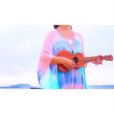 Daiking Corporation Hawaiian Ribbon Lei Ukulele Strap [DHRUS-6LPSP][6mm：ピンク] 画像1
