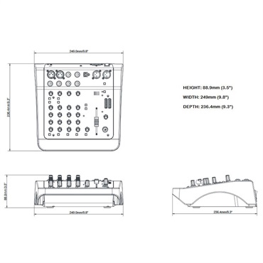 ALLEN&HEATH ZEDi-8 【アナログミキサー】 画像9