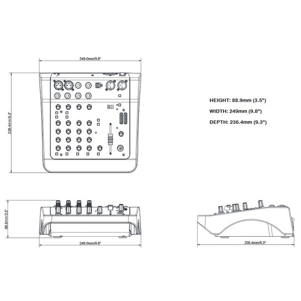 ALLEN&HEATH ZEDi-8 【アナログミキサー】 画像9