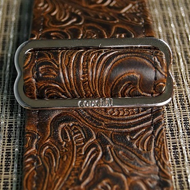 Couch Guitar Strap Dark Brown Western 画像2