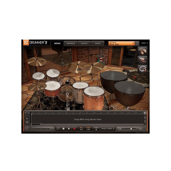 TOONTRACK EZX ALT-ROCK 【EZX拡張音源】(オンライン納品)(2時間以内に納品) 画像1