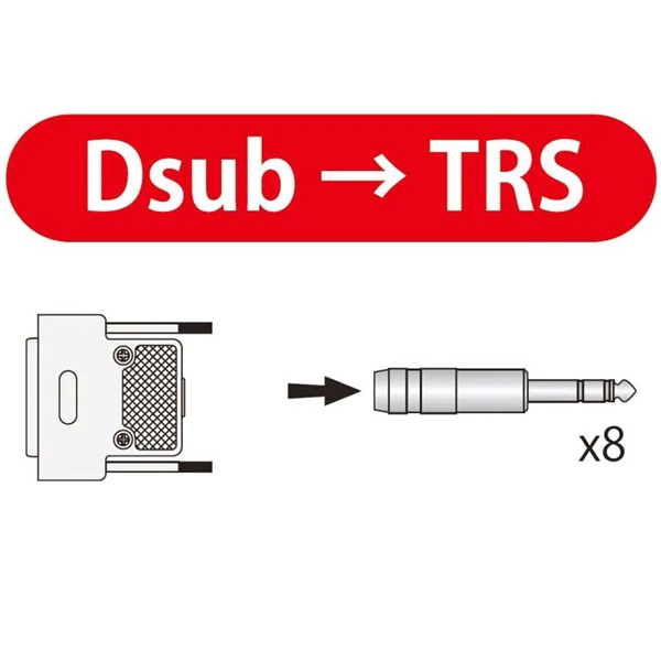 Oyaide PA-08 DT V2(Dsub-TRS)【1.5m】 ｜イケベ楽器店 