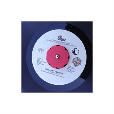 stokyo Plastic 45RPM Flower-Power Adapters Red (1袋2個入り) (ドーナツ盤 EPアダプター) 画像2