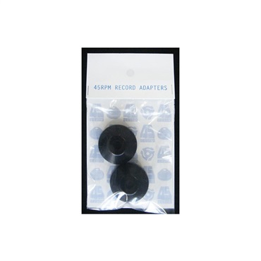 stokyo Plastic 45RPM Dome Adapter【Black】 (1袋2個入り) (7inch用ドーム型アダプター) 画像1