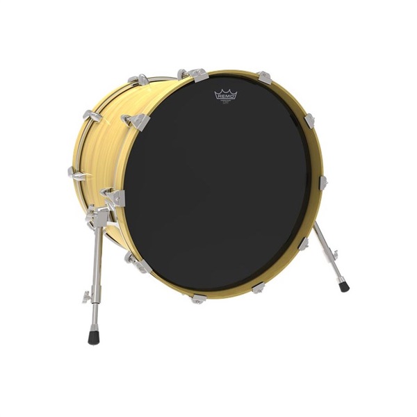 REMO P3-24ES [PowerStroke 3 Ebony 24 / バスドラム用