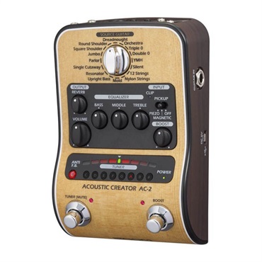 ZOOM AC-2 [Pre-Amp & Effects for Acoustic Guitar] ズーム ｜イケベ楽器店オンラインストア