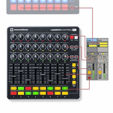 NOVATION Launch Control XL MK2 【Ableton LIVE 対応コントローラー】 ｜イケベ楽器店オンラインストア