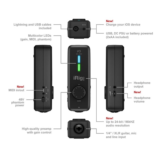 IK Multimedia iRig Pro I/O 画像5