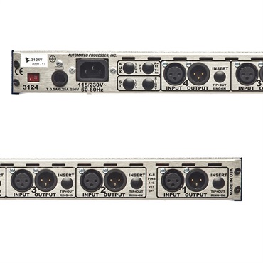 API 3124V (ディスクリート 4ch マイク/ラインプリアンプ/DI API 3124V (ディスクリート 4ch マイク/ラインプリアンプ/DI