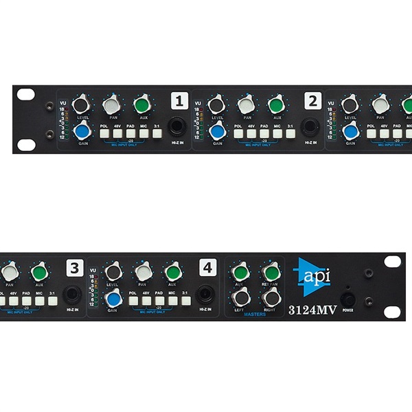 API 3124MV (3124Vのステレオミキサー/トランスバランス出力仕様モデル) 【お取り寄せ商品・納期3週間程】 画像2