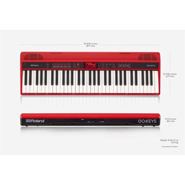 Roland GO:KEYS Entry Keyboard (GO-61K))+CB-GO61KP【専用キャリング