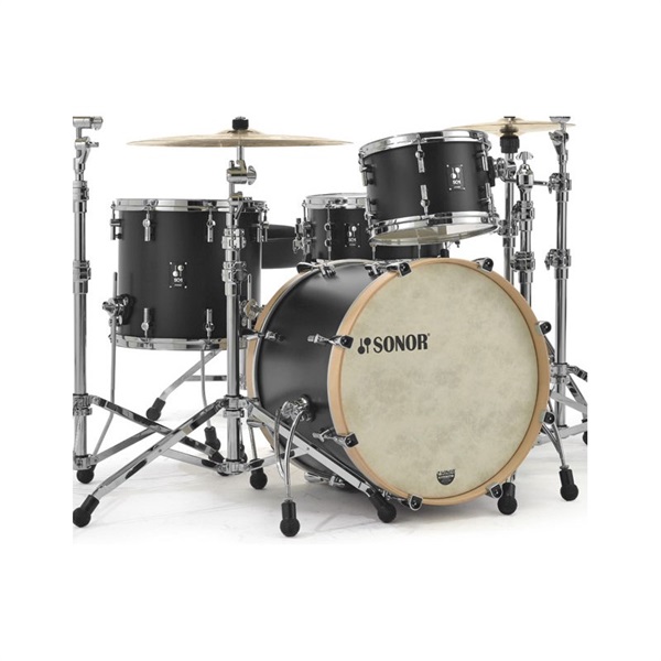 SONOR SQ1-320：GTB [SQ1 Series / 20BD Shell Set（20BD・12TT・14FT）：GT BLACK] 【お取り寄せ品】 画像1