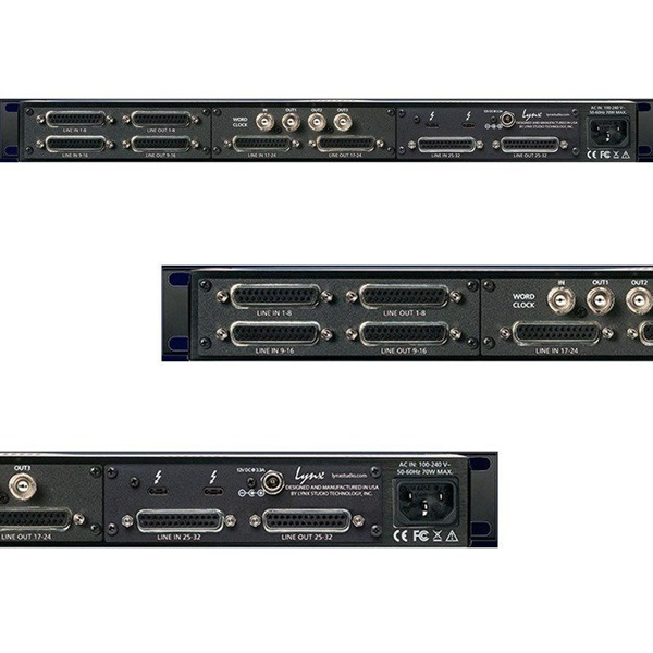 Lynx AURORA(n) 32 - TB3 (32チャンネル入出力モデル)(オーディオインターフェイス)(リンクス) 画像5