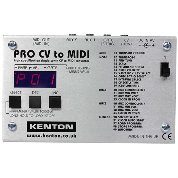 KENTON PRO CV to MIDI 画像1