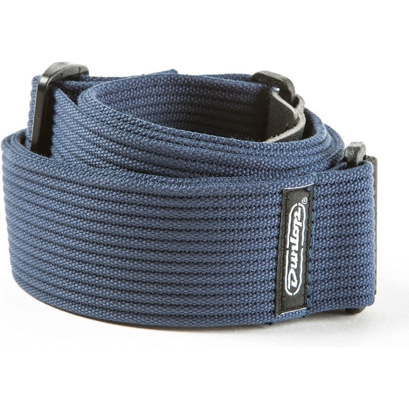Dunlop (Jim Dunlop) Ribbed Cotton Strap Navy Blue (D27-01NV) 画像1