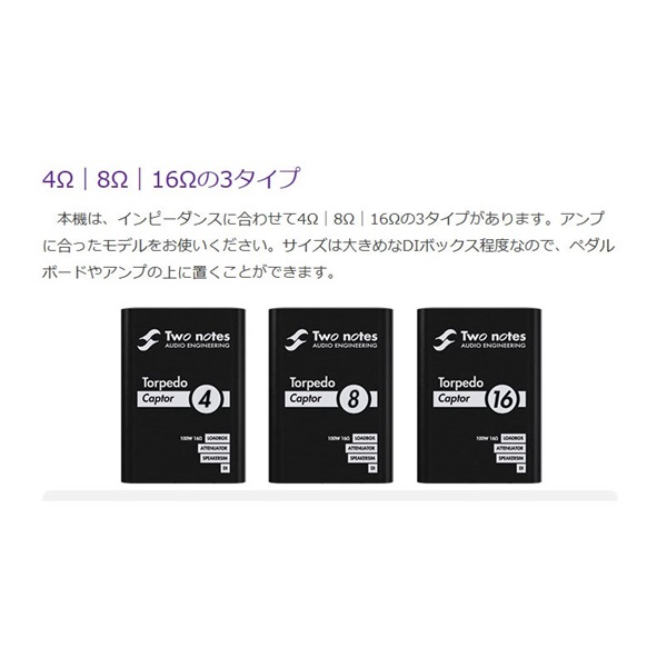 Two Notes Torpedo Captor [16ohm]【旧代理店入荷分特価】（トゥーノート） 画像2