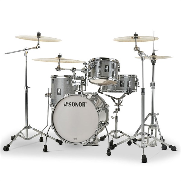 SONOR SN-AQ2SAF #ASB [AQ2 SAFARI Shell Set / Aqua Silver Burst] 【シンバル、ハードウェア別売】 画像1