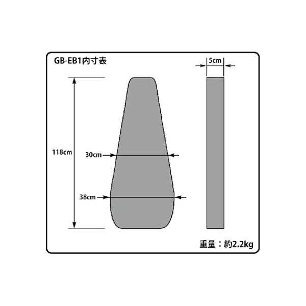 キョーリツ GB-EB1/RD [ベース用ギグバッグ] 画像3