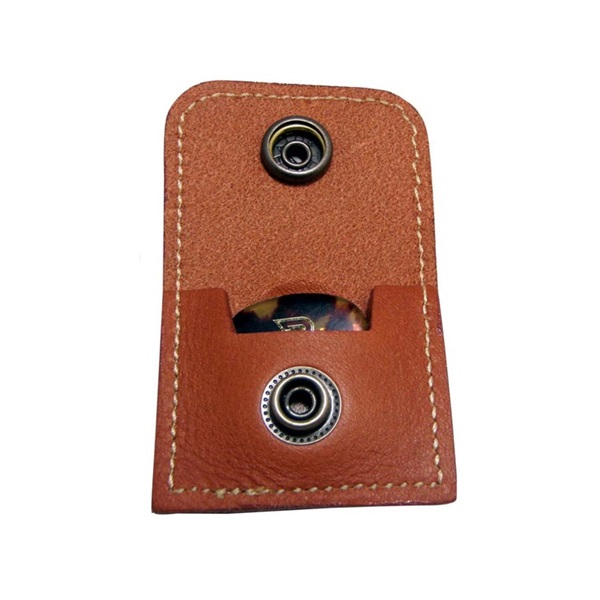 Daiking Corporation 日本製本革ピックケース (CAMEL) 画像2