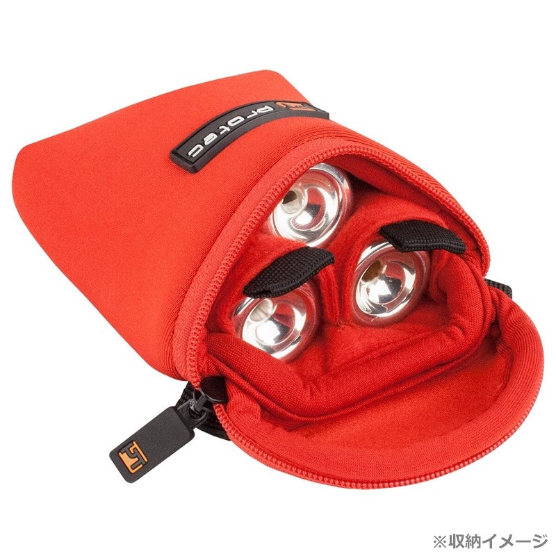 PROTEC プロテック / N-219RX 3本用 マウスピースポーチ ネオプレン レッド 画像1