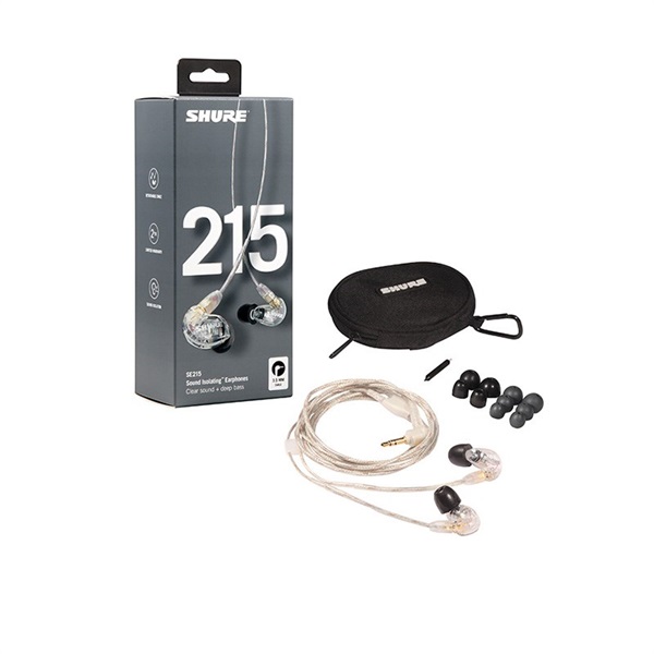 SHURE SE215 クリア