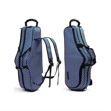 Beaumont 【お取り寄せ品】ボーモント アルトサックス用セミハードケース ブルー・ポルカドット 画像1