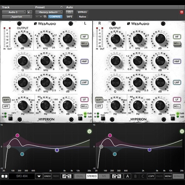 WesAudio _HYPERION(Parametric EQ w/Digital Recall )(API500シリーズ)【国内正規品】(お取り寄せ商品・納期別途ご案内) 画像1