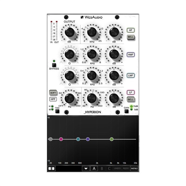 WesAudio _HYPERION(Parametric EQ w/Digital Recall )(API500シリーズ)【国内正規品】(お取り寄せ商品・納期別途ご案内) 画像2