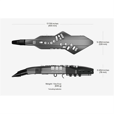 Roland Aerophone GO AE-05【純正バッグ付】(限定特価)【台数限定・交換用マウスピース（OP-AE05MPH）+ウインドシンセスタンドセット】 画像8