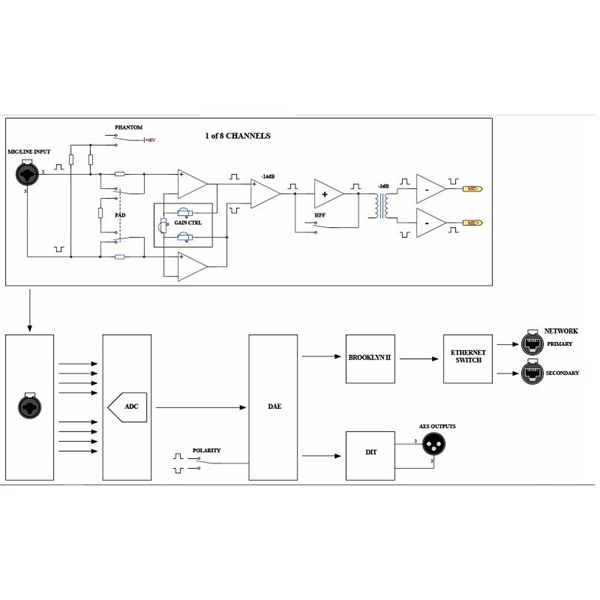 RUPERT NEVE DESIGNS RMP-D8 (8チャンネルDanteマイクプリアンプ)　【お取寄せ商品】 画像7