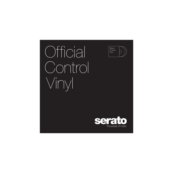 serato 10 Serato Control Vinyl [Black] 2枚組 セラート コントロールバイナル SCV-PS-BLK-10 【10インチ盤2枚セット】 画像1