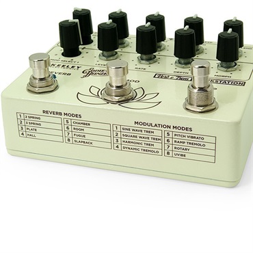 ギター Keeley EH Verb O Trem Workstation keeley EH Verb o Trem Workstation（キーリー）リバーブ