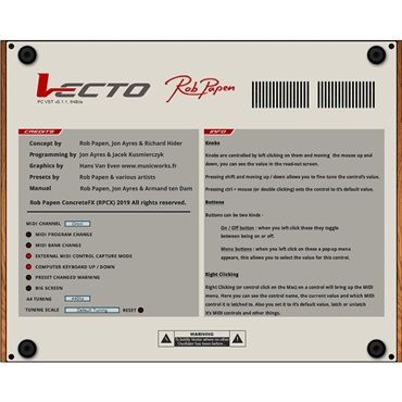 Rob Papen Vecto (代引不可)(オンライン納品) 画像1